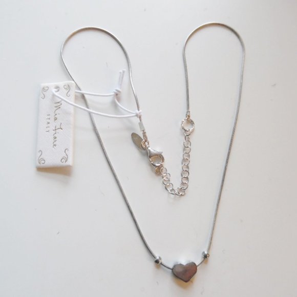 Mia Flore Jewelry - Mia Fiore 925 Sterling  Floarting Heart Neckace